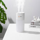 400ml 2 Sprayers Air Humidifier 2000mAh USB Rechargeable Wireless Ultrasonic Aroma Water Mist Diffuser Night Light Umidificador